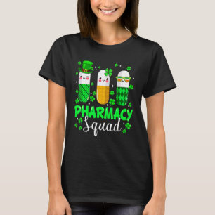 Camiseta Funny Pharmacy Squad Leprechaun Pharmacist Rua Pat