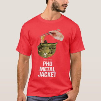 Camiseta Funny Pho Vietnams Pho Metal Jacket Gamer Gift for