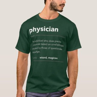Camiseta Funny Physician Gift Funny Definition Job Cool Phy