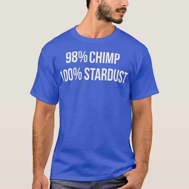 Camiseta Funny Physics Biology Design 98 Chimp 100 (Frente)