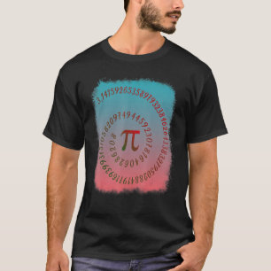 Camiseta Funny Pi Spiral 3 14 Símbolo Professor de Matemáti