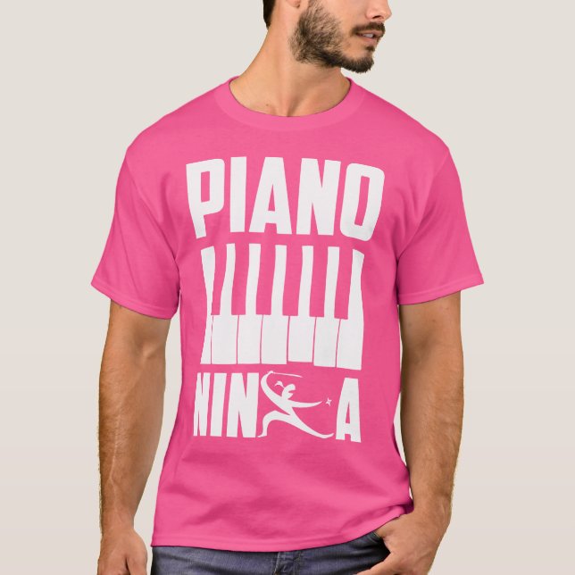 Camiseta Funny Piano Player Pianist Piano (Frente)