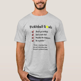 Camiseta Funny Pickleball Goals