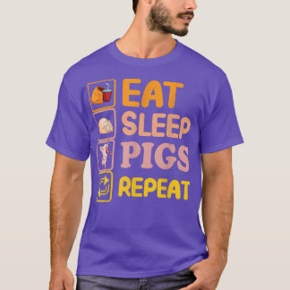 Camiseta Funny Pig Lover Pig Farming Piglet Farmer Farm Ani