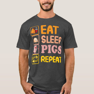 Camiseta Funny Pig Lover Pig Farming Piglet Farmer Farm Ani