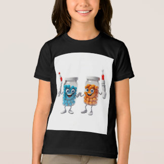 Camiseta Funny Pill Bottle Tee  girls
