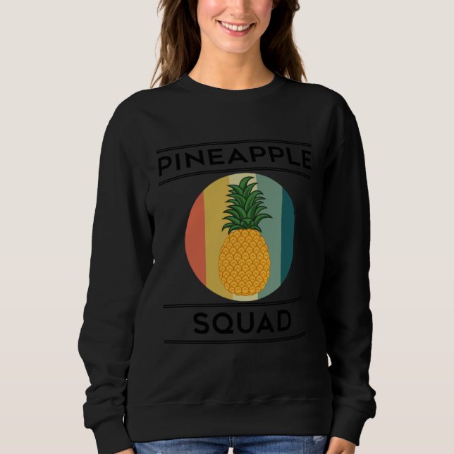 Camiseta Funny Pineapple Squad Ironic Team Fruits (Frente)