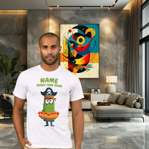 Camiseta Funny Pirate Cactus Time   Personalizável