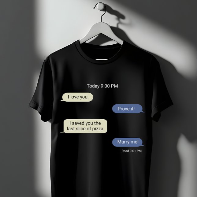 Camiseta Funny Pizza Love Chat Design  (Criador carregado)