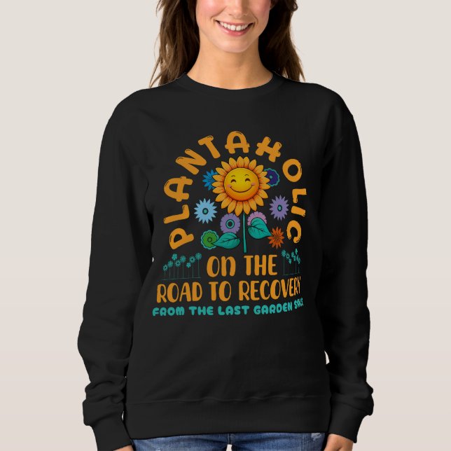 Camiseta Funny Plantaholic Sunflower Garden Humor Floral (Frente)
