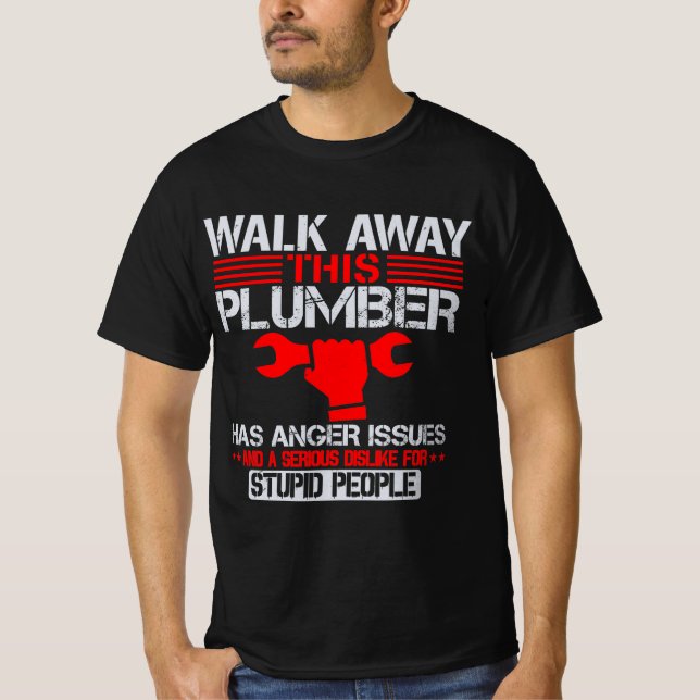 Camiseta Funny Plumber Plumbing Gift (Frente)