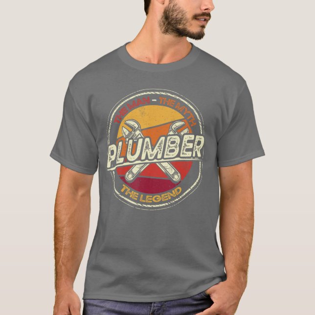 Camiseta Funny Plumbing Saying Pipefitter Plumber retro (Frente)