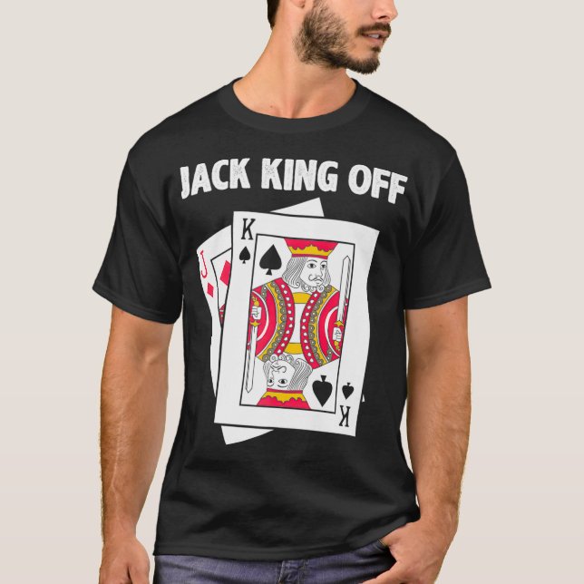 Camiseta Funny Poker Jack King do Premium  (Frente)