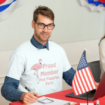 Funny Policy Parody Pink Flamingo Party