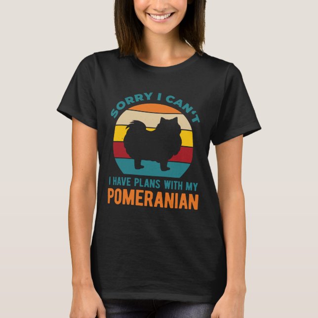 Camiseta Funny Pomeranian (Frente)
