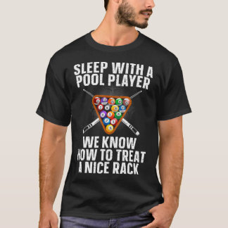 Camiseta Funny Pool Player Design For Men Women Billiard Po