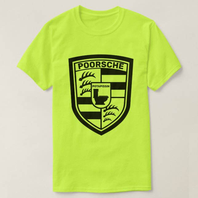 Camiseta Funny Poorsche Potapissin (Frente do Design)