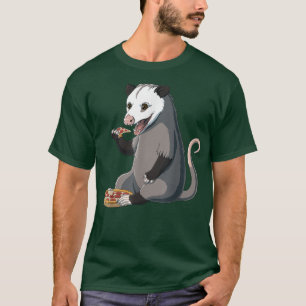 Camiseta Funny Possum Pizza Lover Ogambm