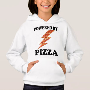 Camiseta Funny Powered By Pizza Legal