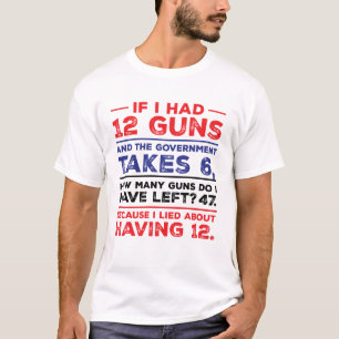 Camiseta Funny Pro Gun Segunda Emenda Oferta