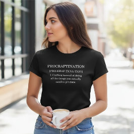 Camiseta Funny Procraftination Definition