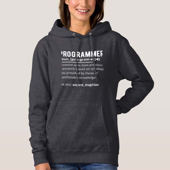Camiseta Funny Programmer Code Developer Meaning Definition (Frente)