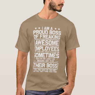Camiseta Funny Proud Boss Employee Appreciation Office Men 