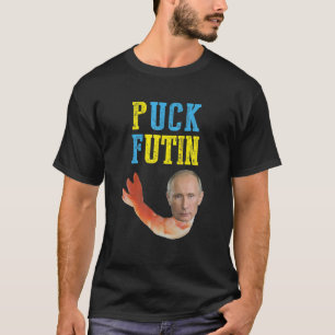 Camiseta Funny Puck Futin Meme I Stand With Ukraine Support