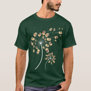 Camiseta Funny Pug Gift For Men Women Cool Flower Dog Dande