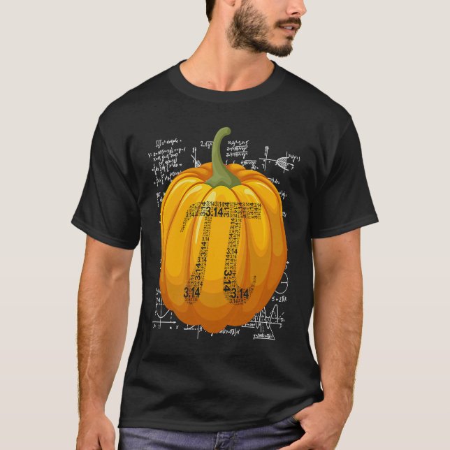Camiseta Funny Pumpkin Pie 3 14 Pi Number Symbol Math Teach (Frente)