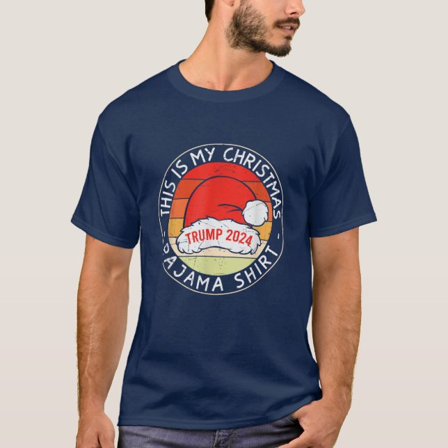 Camiseta Funny QR Presidente Trump 2024 Trump Dancing Code (Frente)