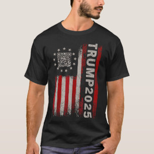 Camiseta Funny Qr Presidente Trump 4547 Tee Trump Dancing C