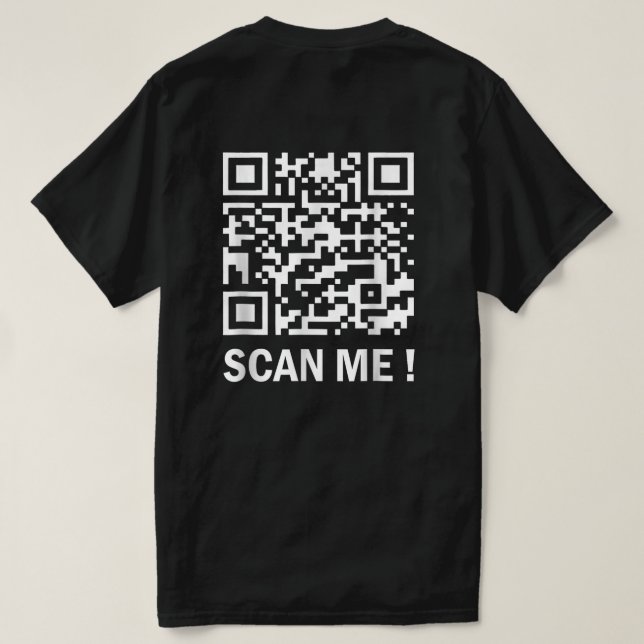 Camiseta Funny QR Presidente Trump 45/47 Trump Dancing Code (Verso do Design)