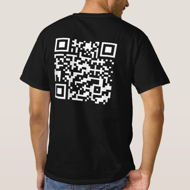 Camiseta Funny QR Presidente Trump 45/47 Trump Dancing Code (Verso)