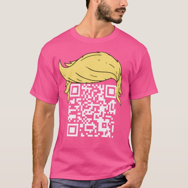 Camiseta Funny Qr Presidente Trump Dance Code (Frente)
