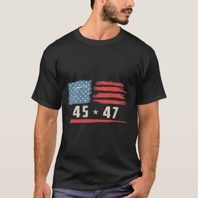 Camiseta Funny Qr Presidente Trump Dance Code 2 Lado (Frente)
