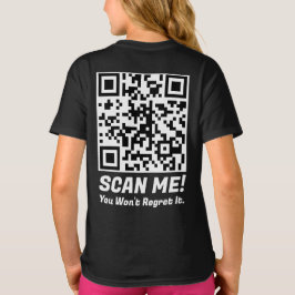 Camiseta Funny QR Scan Me! Funny Regret Joke 