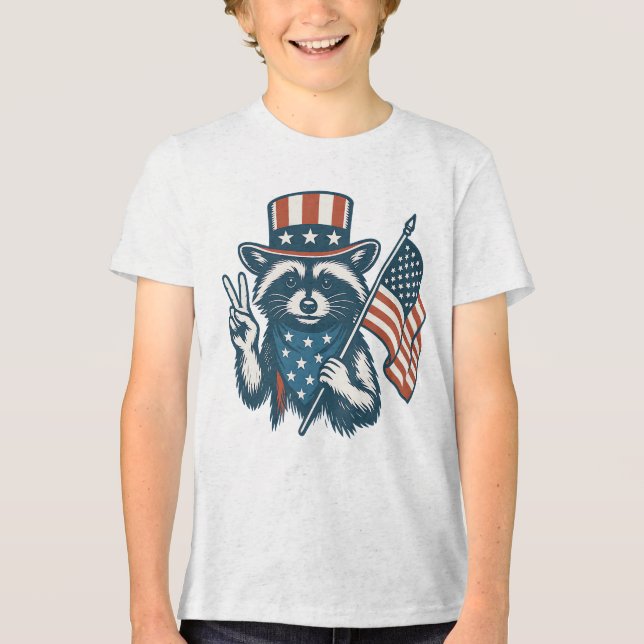 Camiseta Funny Raccoon (Frente)