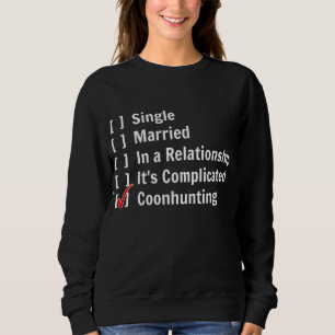 Camiseta Funny Raccoon Coon Caça Raccoon Oferece Relações
