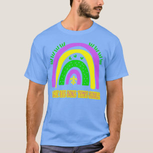 Camiseta Funny Rainbow Trendy Fleur de Lis Única