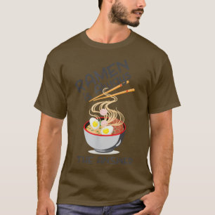 Camiseta Funny Ramen Anime Kawaii Japão Cultura Ramen