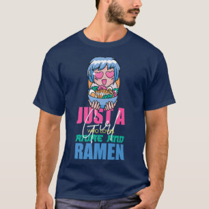 Camiseta Funny Ramen Comida Noodles Japoneses Animes Divers