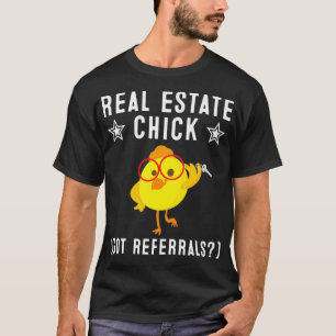 Camiseta Funny Real Estate Pintinho Gift Agente Importament