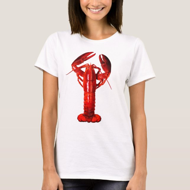 Camiseta Funny realistic lobster (Frente)