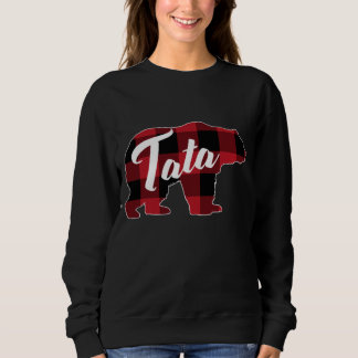 Camiseta Funny Red Plaid Buffalo Bear Apparel, Fun Tata Paj