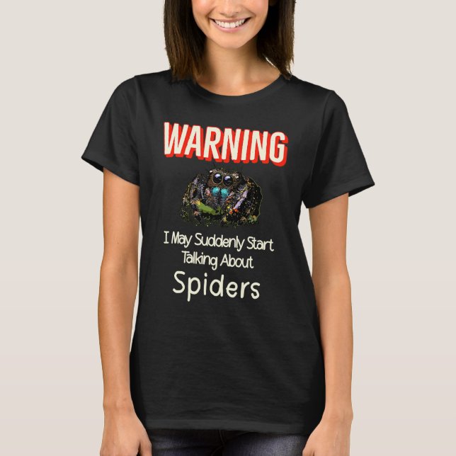 Camiseta Funny Regal Saltando Aranha pai Arachni (Frente)