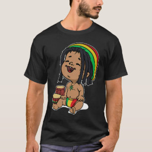 Camiseta Funny Reggae Jamaica Music Ragga Reggaeton Relax