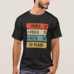 Camiseta Funny Retro 90 Birthday, Nascer De 90 Anos Em 1993<br><div class="desc">Funny Retro 90 Birthday,  Nascer De 90 Anos Em 1932</div>