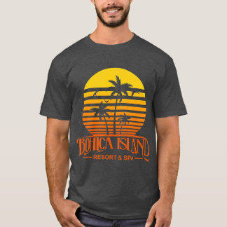 Camiseta Funny Retro Bohica Island Resort E Spa Veteran