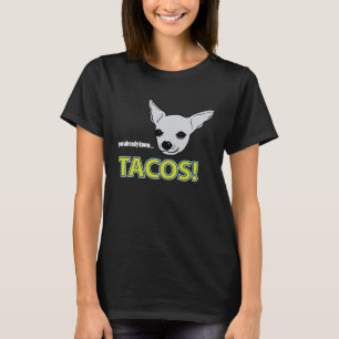 Camiseta Funny Retro Chihuahua Taco Pop de Arte Cute Chihua